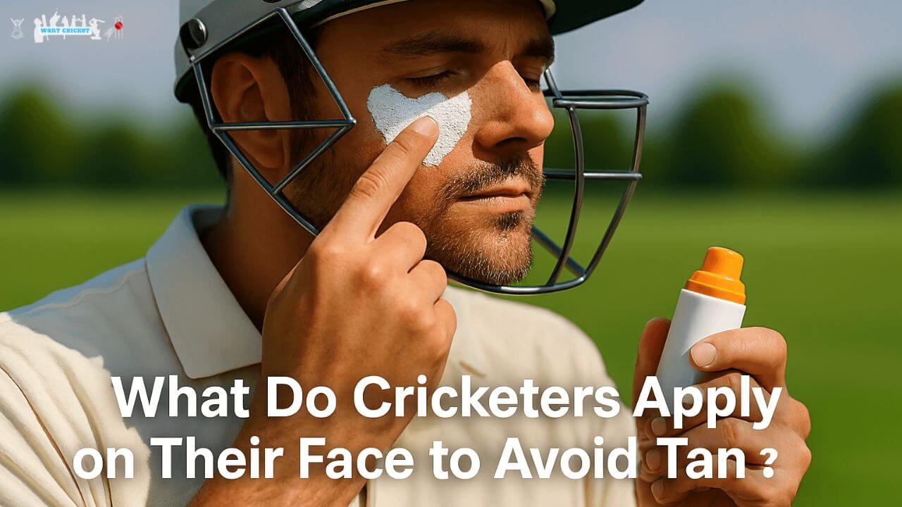 What Do Cricketers Apply on Their Face to Avoid Tan?