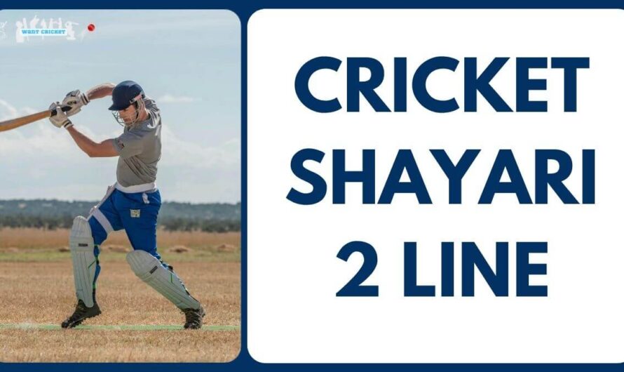 {200+} Cricket Shayari 2 Line: Passion, Fun & Motivation for Cricket Lovers