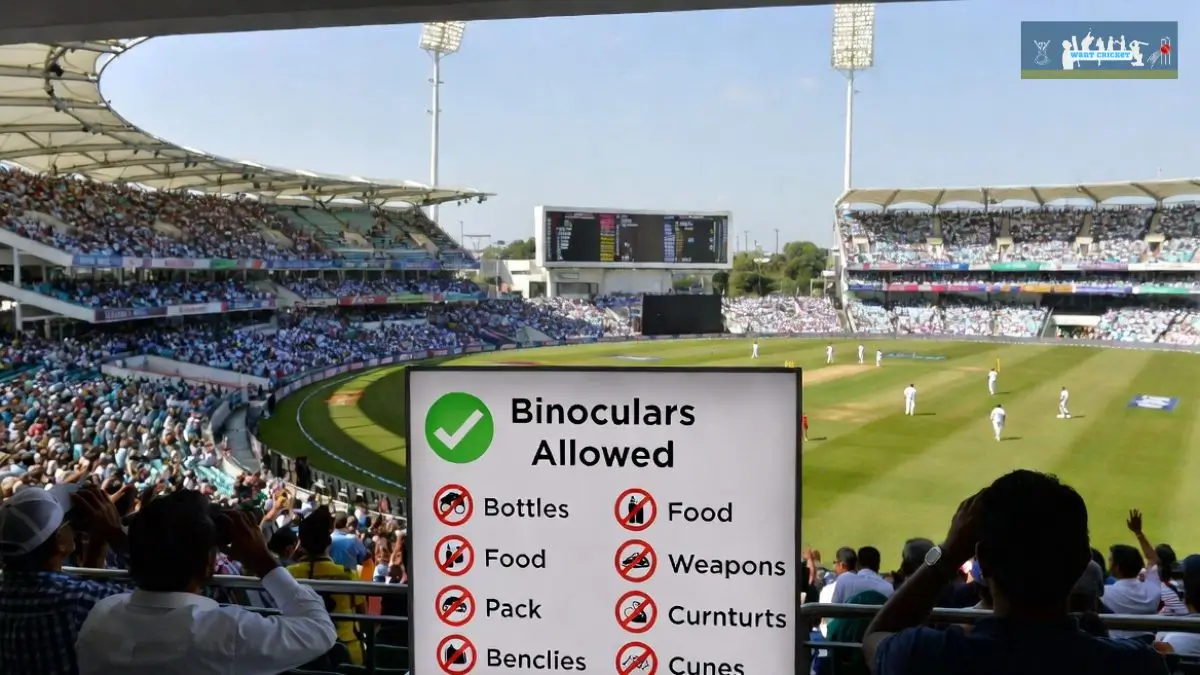 Are Binoculars Allowed in Cricket Stadium