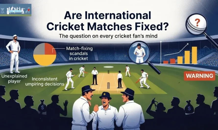 Are International Cricket Matches Fixed? Truth, Scandals & ICC Safeguards