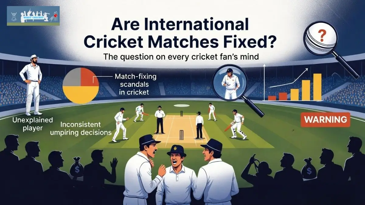 Are International Cricket Matches Fixed?