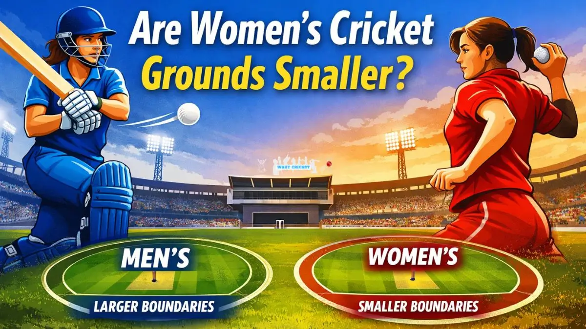 Are Women’s Cricket Grounds Smaller?