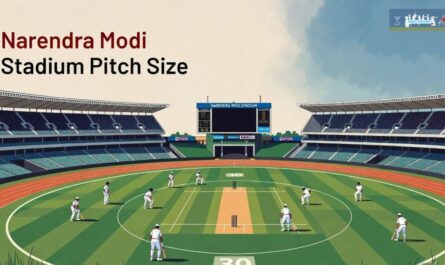 narendra modi stadium pitch size