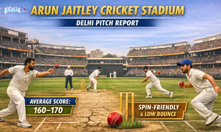 Arun Jaitley Cricket Stadium Delhi Pitch Report – Spin-Friendly Surface & Match Insights