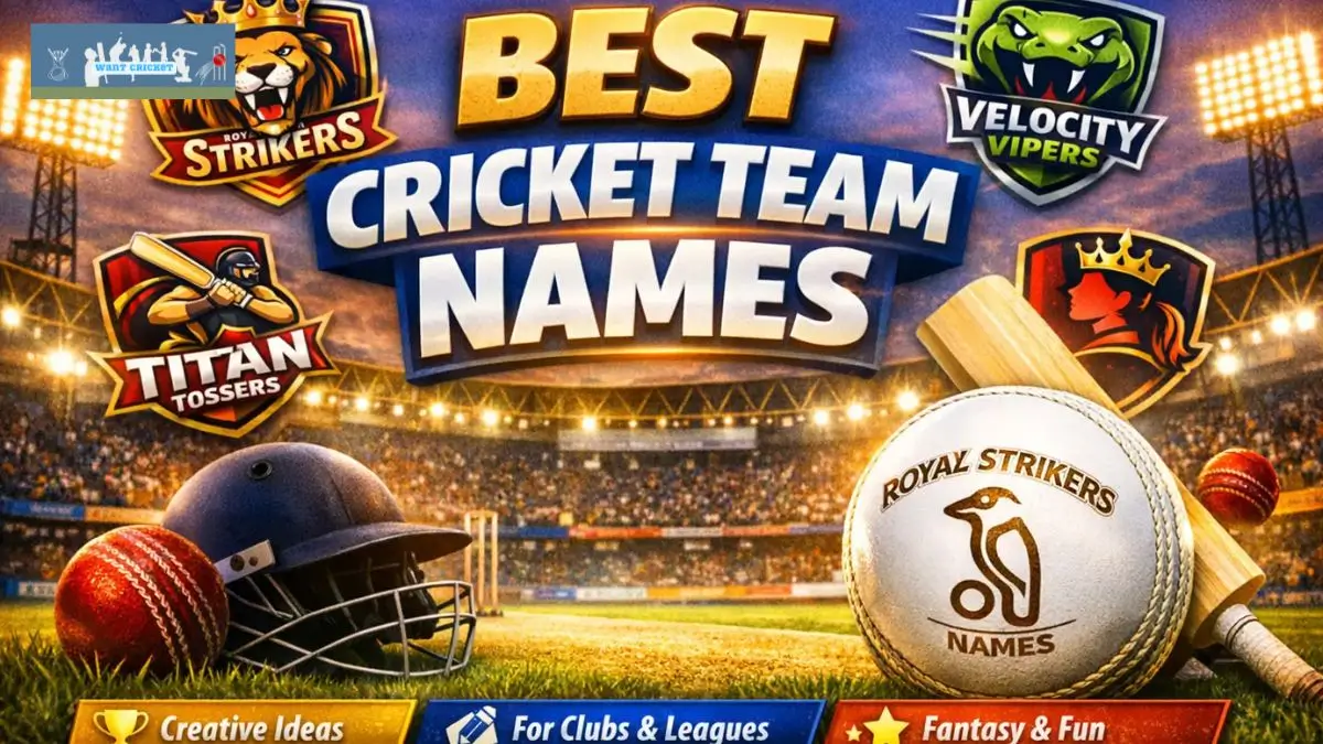 Best Cricket Team Name Suggestions