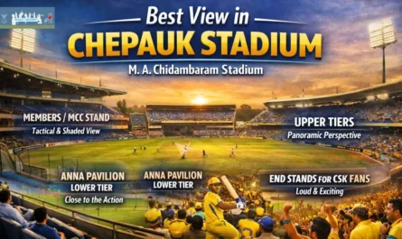 Best View in Chepauk Stadium