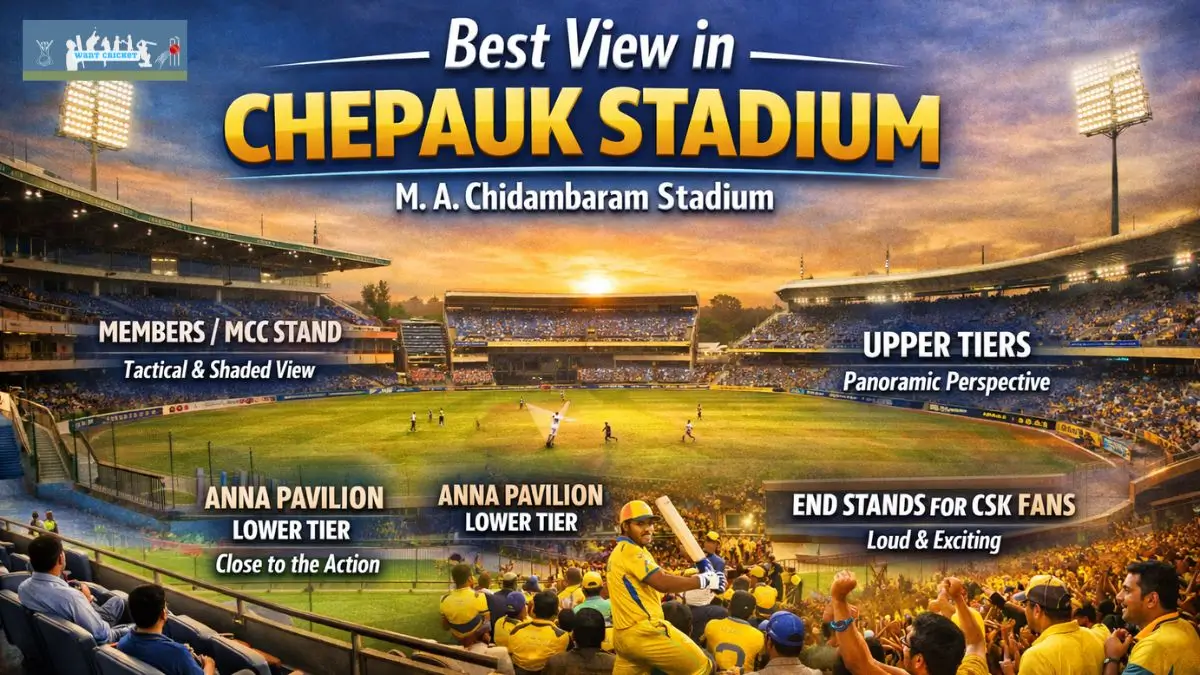Best View in Chepauk Stadium