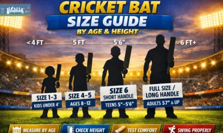What Size Cricket Bat Should I Buy by Age and Height