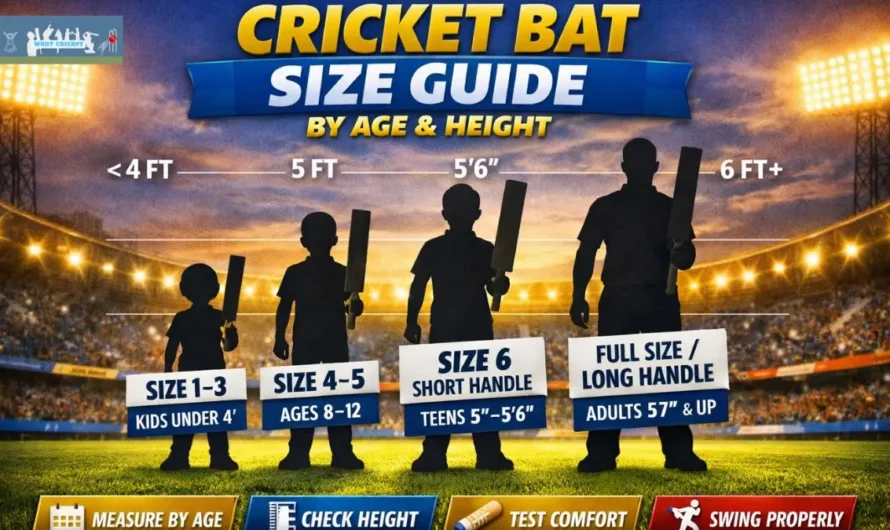 What Size Cricket Bat Should I Buy by Age and Height — Complete Guide