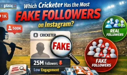 Which Cricketer Has Most Fake Followers on Instagram