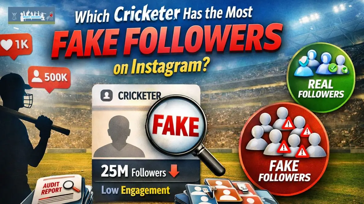 Which Cricketer Has Most Fake Followers on Instagram