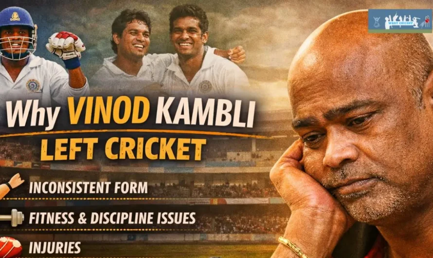 Why Vinod Kambli Left Cricket – The Untold Story of Talent and Turmoil