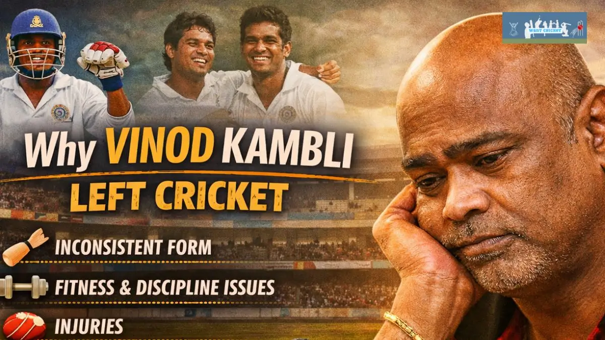 Why Vinod Kambli Left Cricket