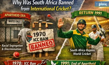 Why Was South Africa Banned from International Cricket
