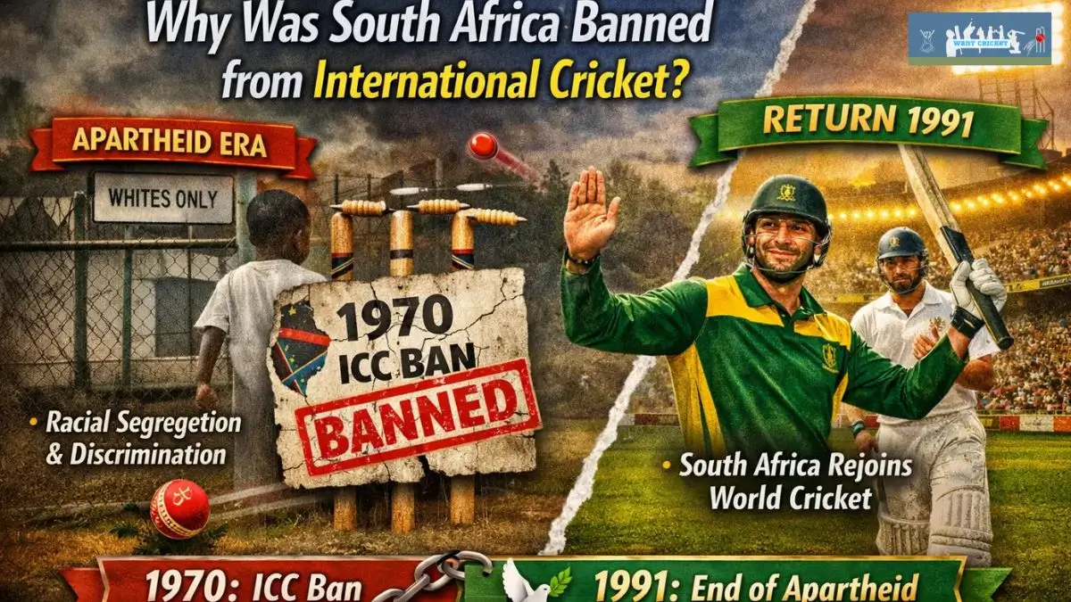 Why Was South Africa Banned from International Cricket