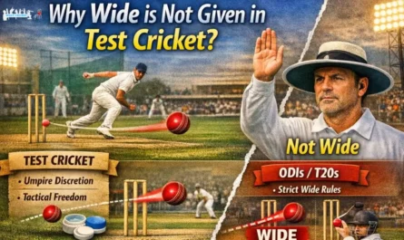 Why Wide Is Not Given in Test Cricket