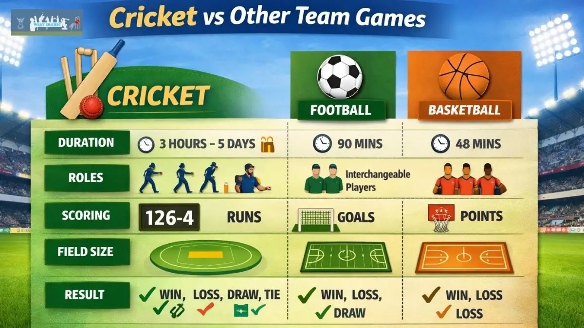 How is Cricket Different from Other Team Games