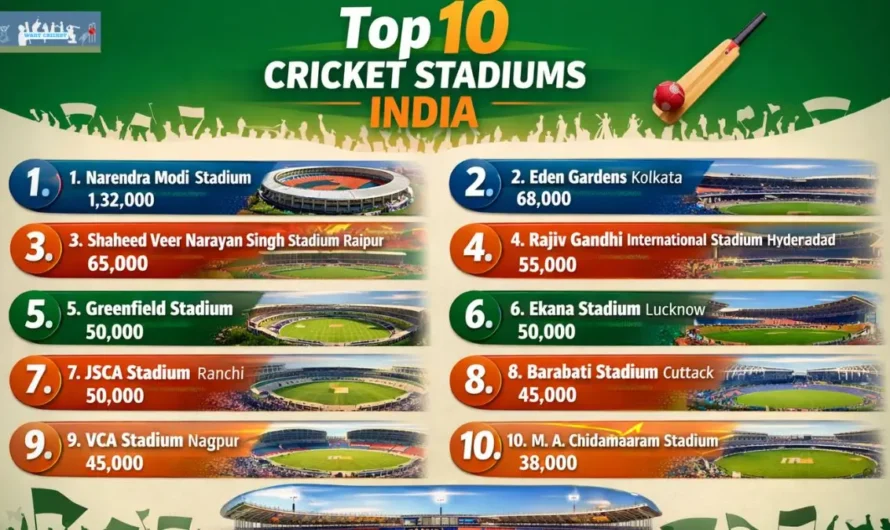 Top 10 Biggest Cricket Stadiums in India — Complete Guide