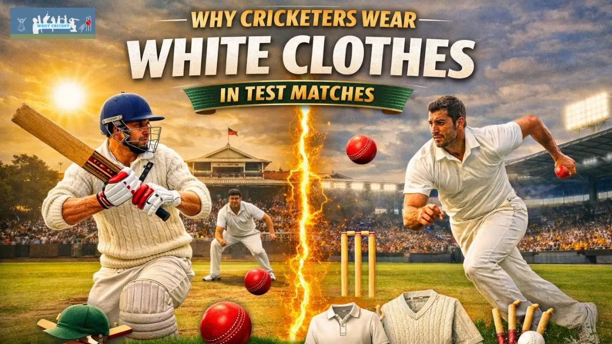Why Cricketers Wear White Clothes in Test Matches