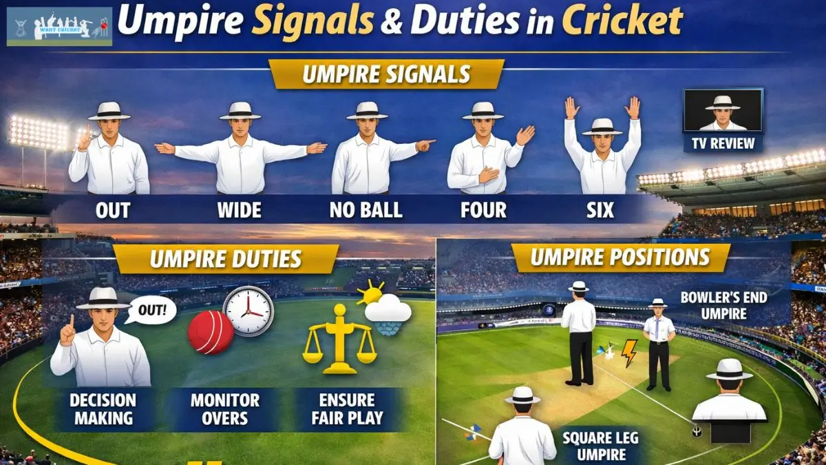 duties of the umpire in cricket