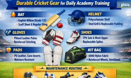 Is There Cricket Practice Gear That's Durable Enough For Daily Academy Training Sessions?